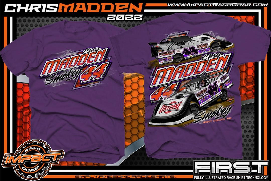 Purple Smokey Two Car 50/50 Short Sleeve Tee