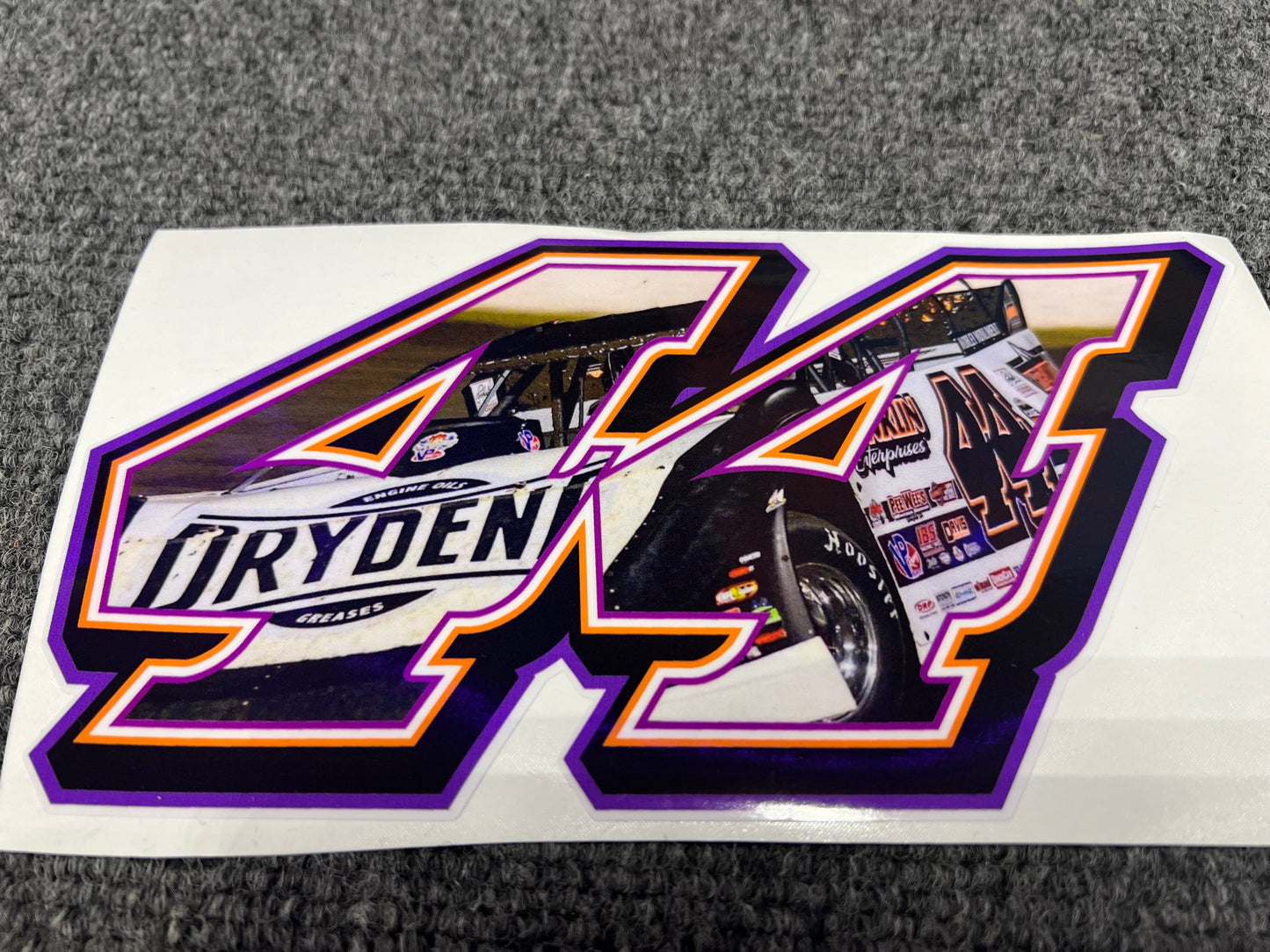 #44 with Car Window Decal
