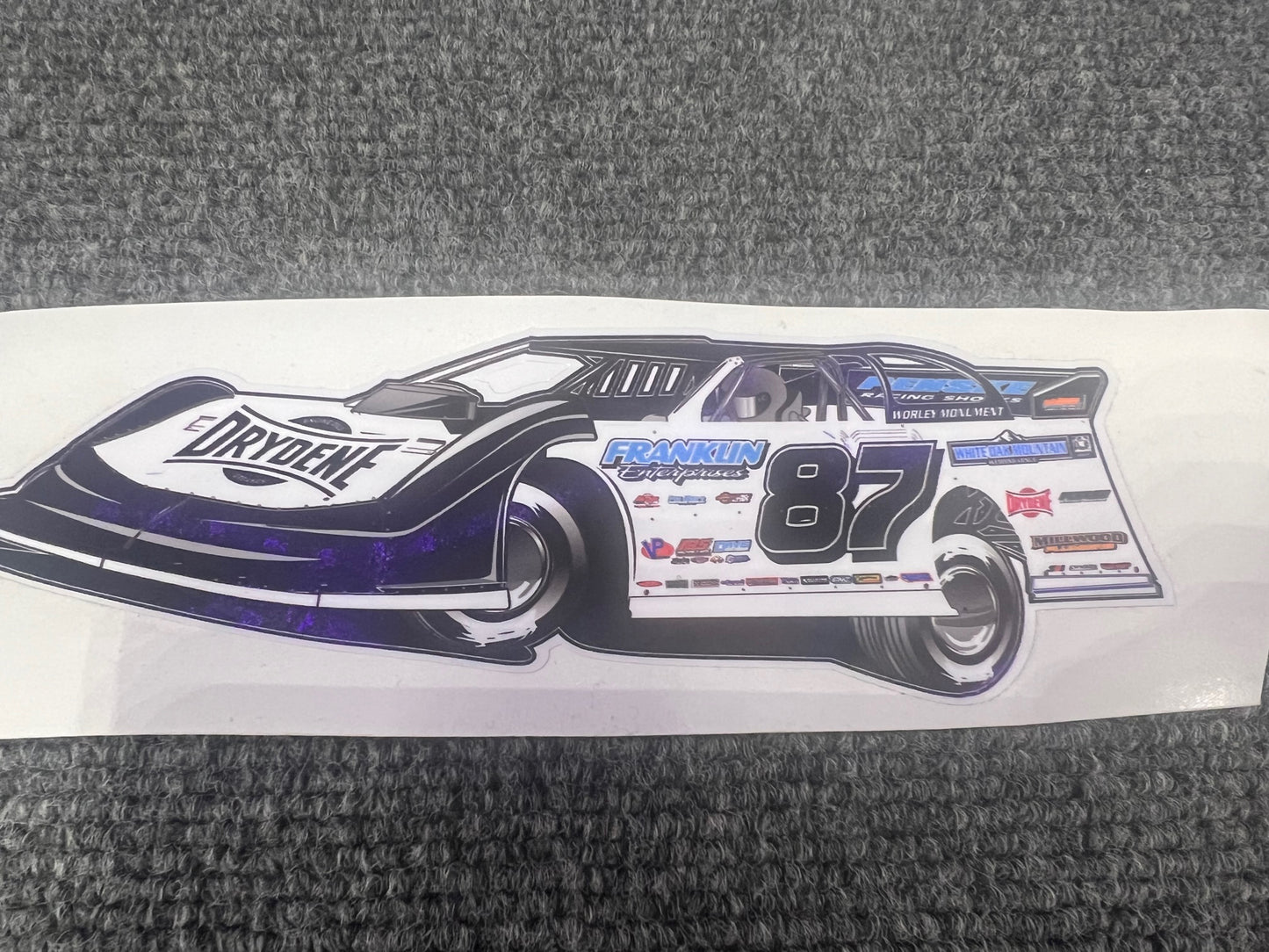 2023 Chris Madden #87 Retro Car Window Decal